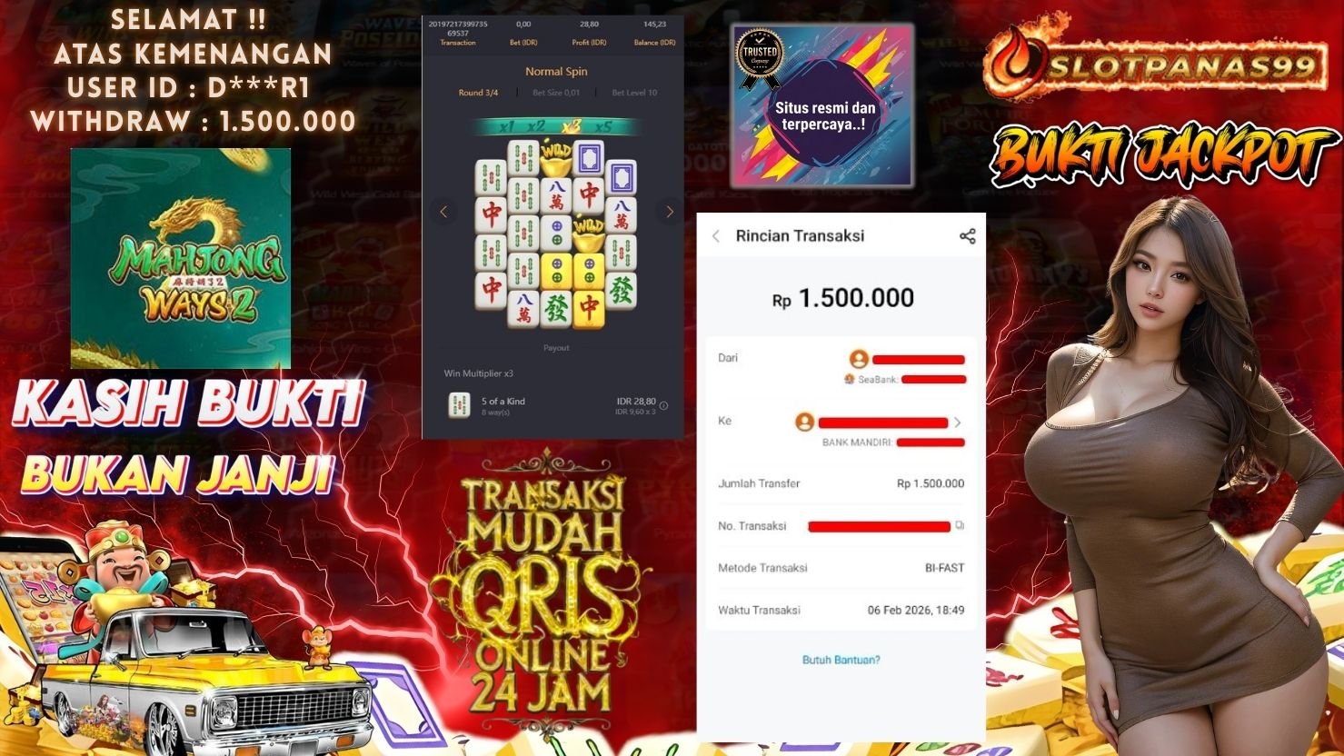 SLOTPANAS99 JACKPOT SLOT MAHJONG WAYS 2